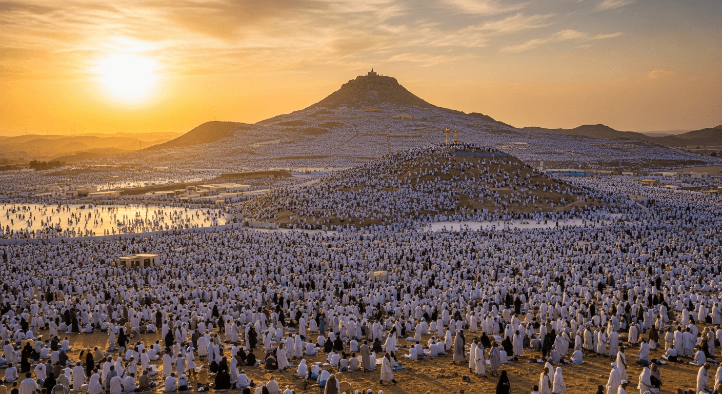 Hajj pilgrimage at Arafat